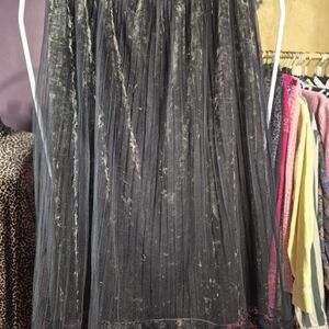 Elegant Black and Gold Women's Skirt